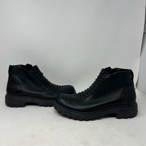 $459 John Fluevog Poalima Leather Ankle Boots with Zipper Size Women’s 11 - Picture 2 of 11